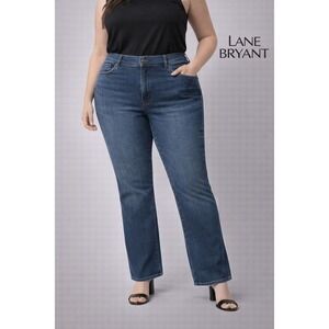 Lane Bryant High Rise Boot Jeans Flex Magic Waistband Tighter Tummy Denim 26
